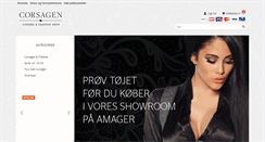 Desktop Screenshot of corsagen.dk